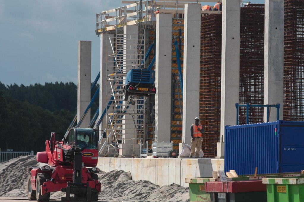 Werk Aan Nieuwe Brug Amsterdam Rijnkanaal Foto S Augustus 2014