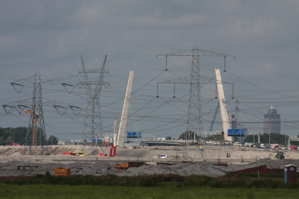 Werk Aan Nieuwe Brug Amsterdam Rijnkanaal Foto S Augustus 2014