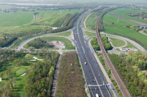 A6 Alemere-knooppunt Muiderbergfoto: Joop van Houdt / Rijkswaterstaat