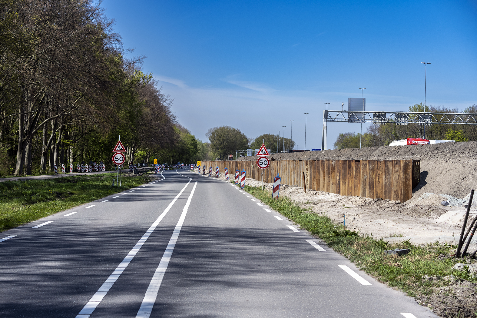 Verkeershinder Burgemeester A. Colijnweg, Sierkade en Bleekerskade (Amsterdamse Bos)